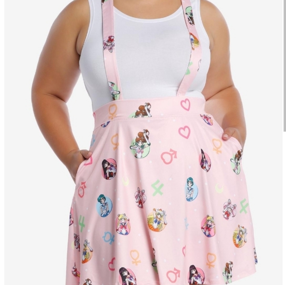 Sailor Moon Suspender Skirt